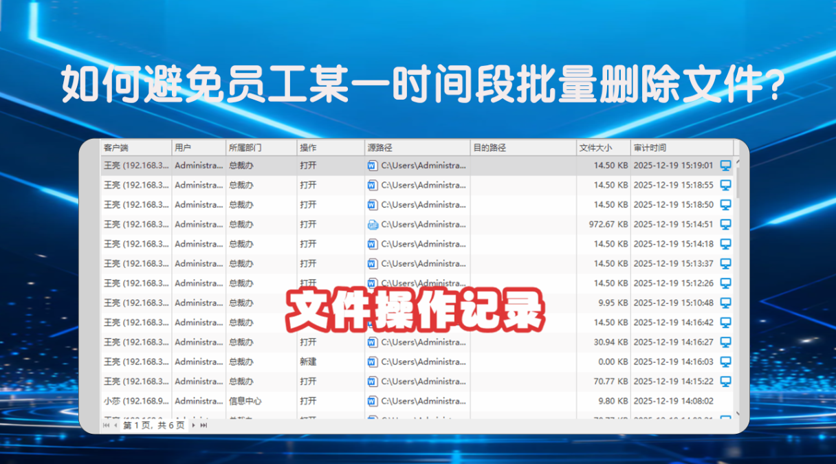 如何避免员工某一时间段批量删除文件?安企神软件这几招必看!(图2) 如何避免员工某一时间段批量删除文件?安企神软件这几招必看!(图2)