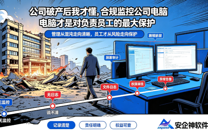 公司破产后我才懂,合规监控公司电脑才是对负责员工的最大保护!(图1) 公司破产后我才懂,合规监控公司电脑才是对负责员工的最大保护!(图1)