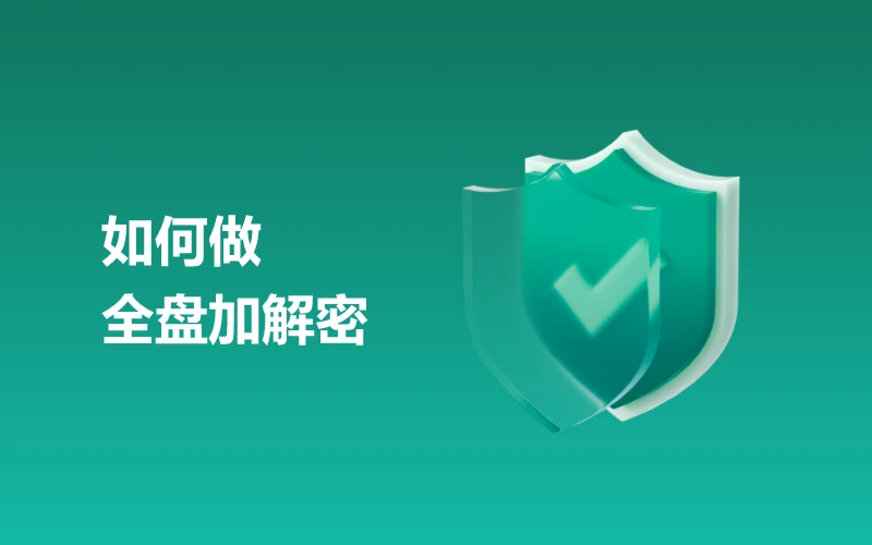 如何做全盘加解密