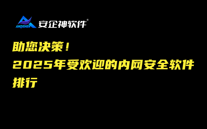 助您决策！2025年受欢迎的内网安全软件排行