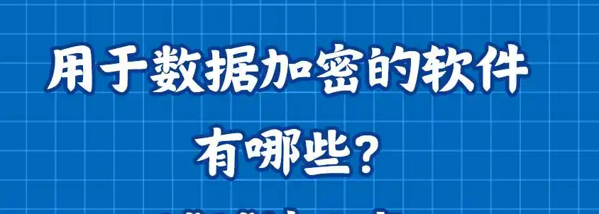 用于数据加密的软件有哪些？试试这款数据加密软件，2025年最新推荐