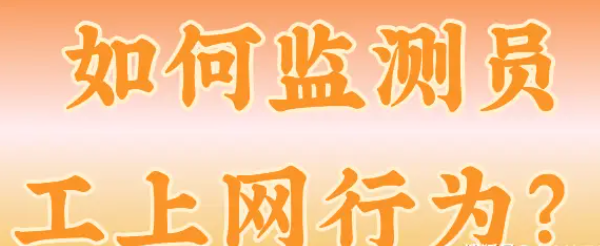 如何监测员工上网行为？实时监控员工上网行为的2个妙招分享来了，简单好用！