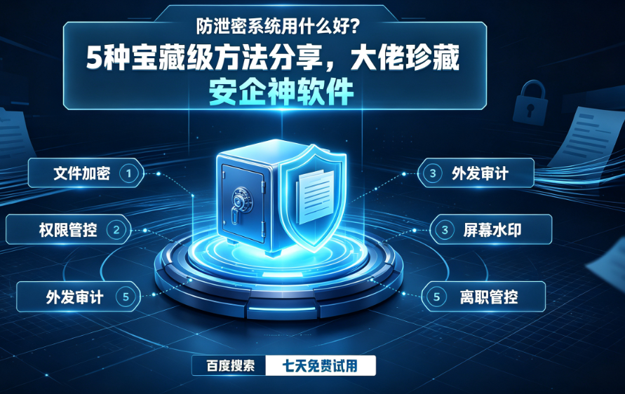 防泄密系统用什么好？5种宝藏级方法分享，大佬珍藏(图1)