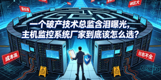 一个破产技术总监含泪曝光，主机监控系统厂家到底该怎么选？(图1)